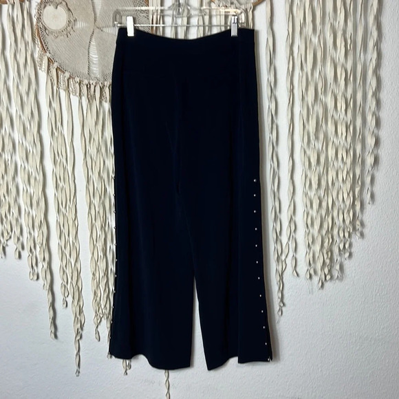 Derek Lam 10 Crosby NWT size 8 Navy Sailor Pant With Silver Detail - Picture 5 of 11